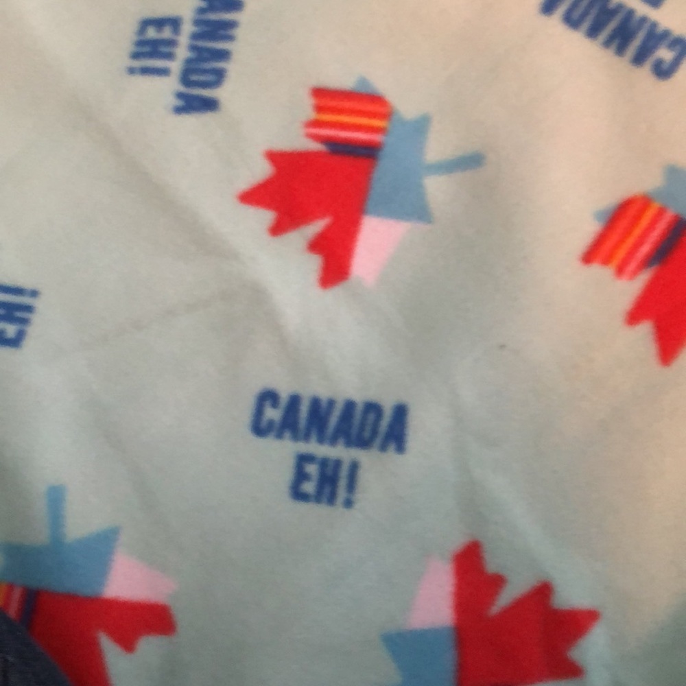 CANADA EH! Fleece Picnic Blanket by Life at Home 50”x60” - #198
